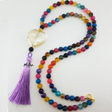 Collar dulce agata natural